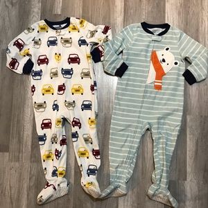 Carter’s 3T Fleece Footie Pajamas
